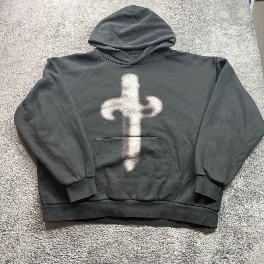 21 Savage Drake It's All A Blur Tour Dagger Hoodie 2023 Black Graphic Sweatshirt